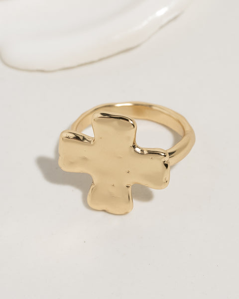 Chunky Cross Ring – James Michelle