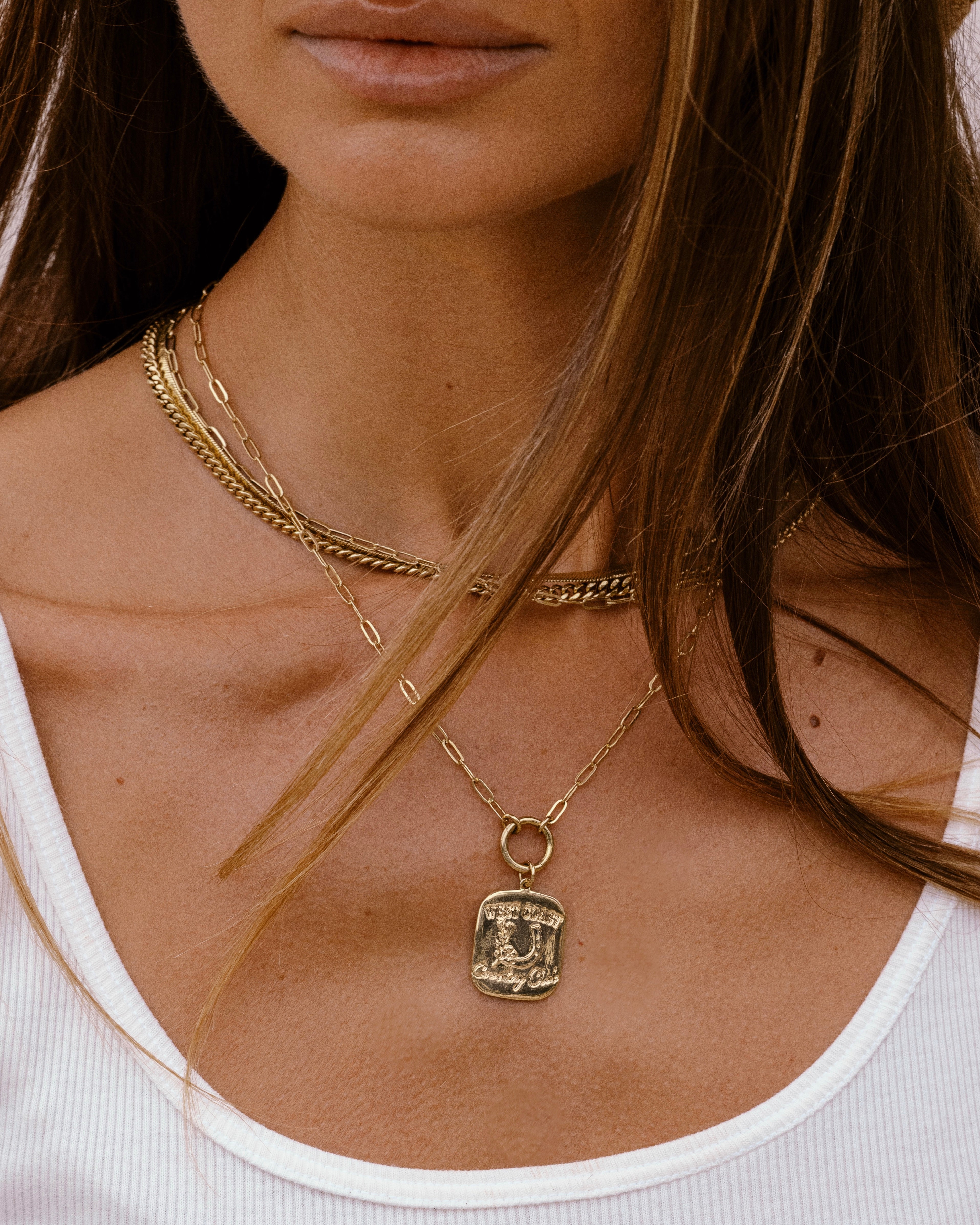 pretty boy gear necklace gold ネックレス ゴールド Country Club Necklace – James Michelle