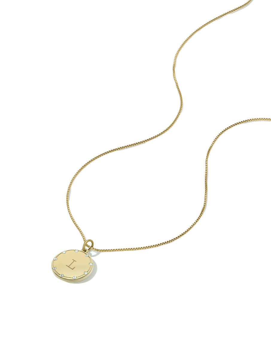 Crystal Disc Necklace