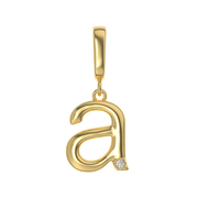 Crystal Letter Charms