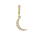 Crystal Moon Charm