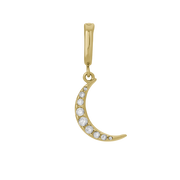Crystal Moon Charm