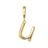 Crystal Letter Charms