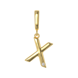 Crystal Letter Charms