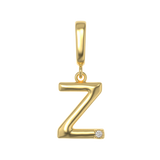 Crystal Letter Charms