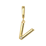 Crystal Letter Charms