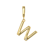 Crystal Letter Charms