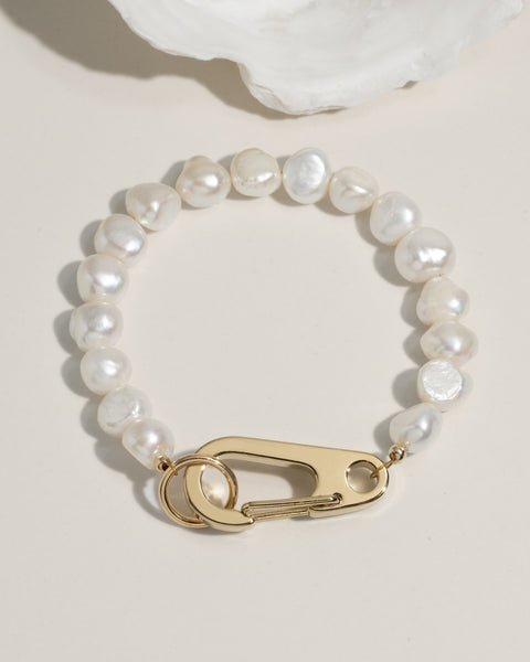 Pearl Lock Bracelet – James Michelle