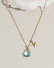 Gemstone Starfish Necklace