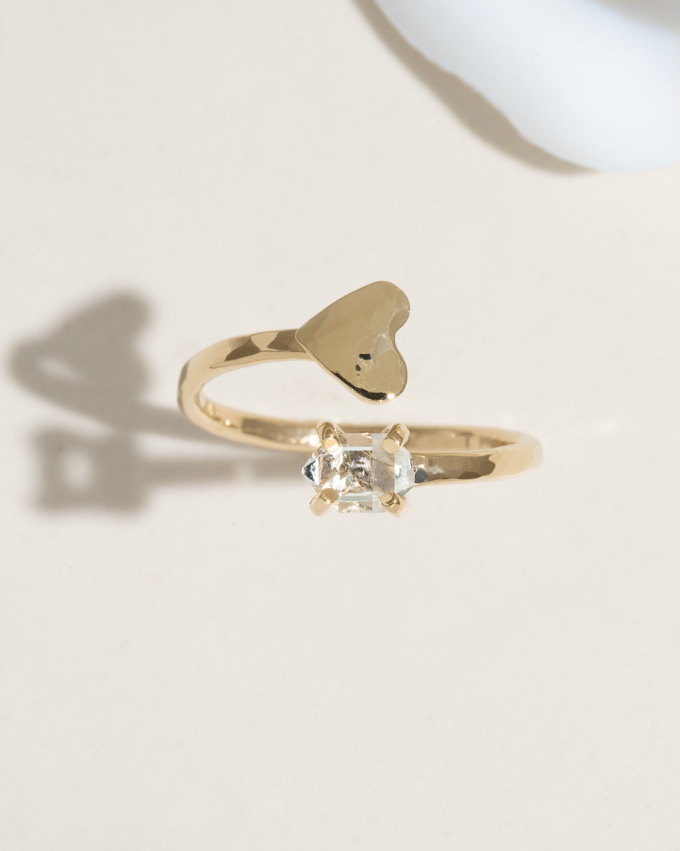 Herkimer Heart Ring
