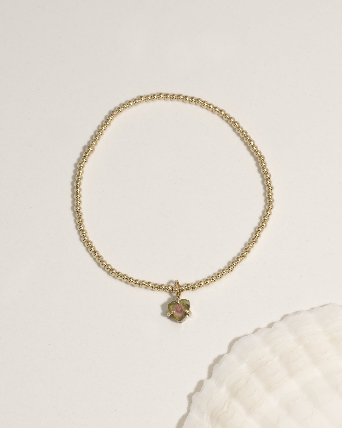 Watermelon Tourmaline Bracelet