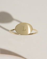 Initial Oval Ring