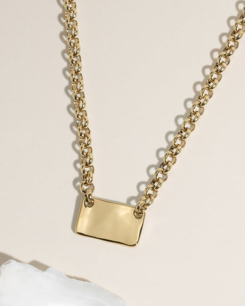 Chunky ID Necklace – James Michelle