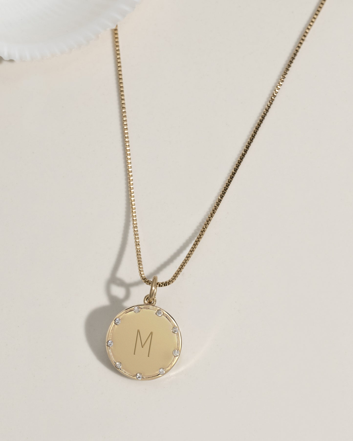 Crystal Disc Necklace