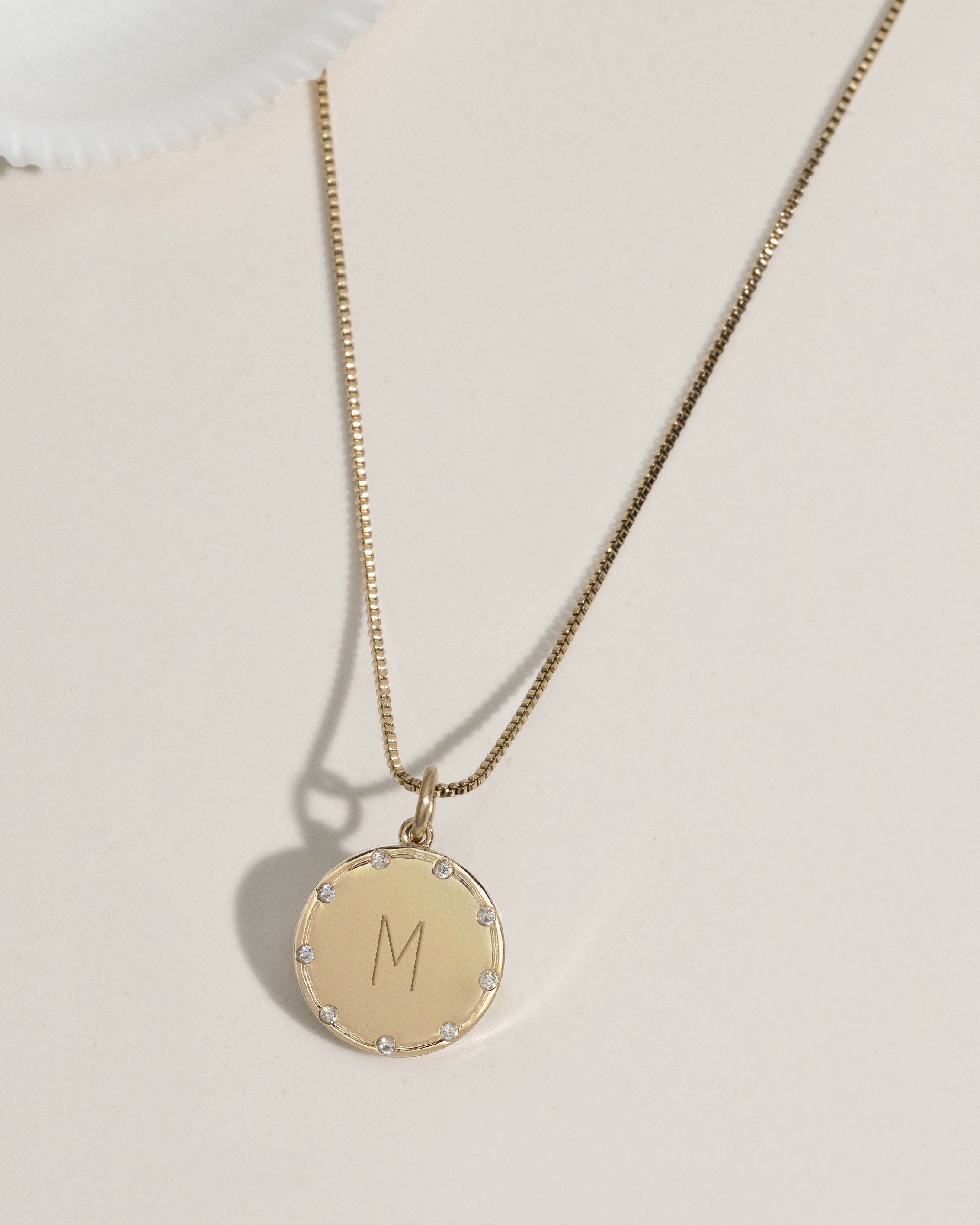 Crystal Disc Necklace