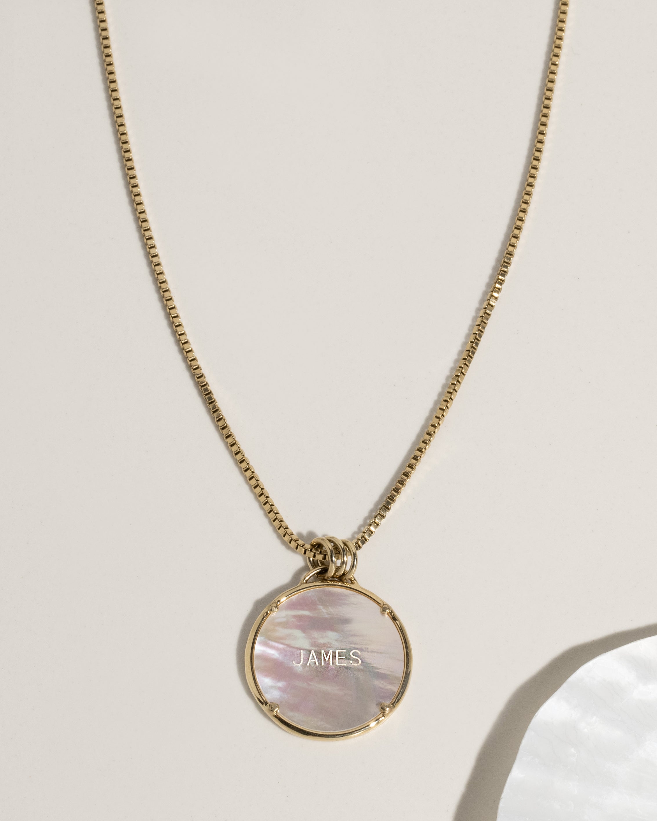 Pearl Disc Necklace
