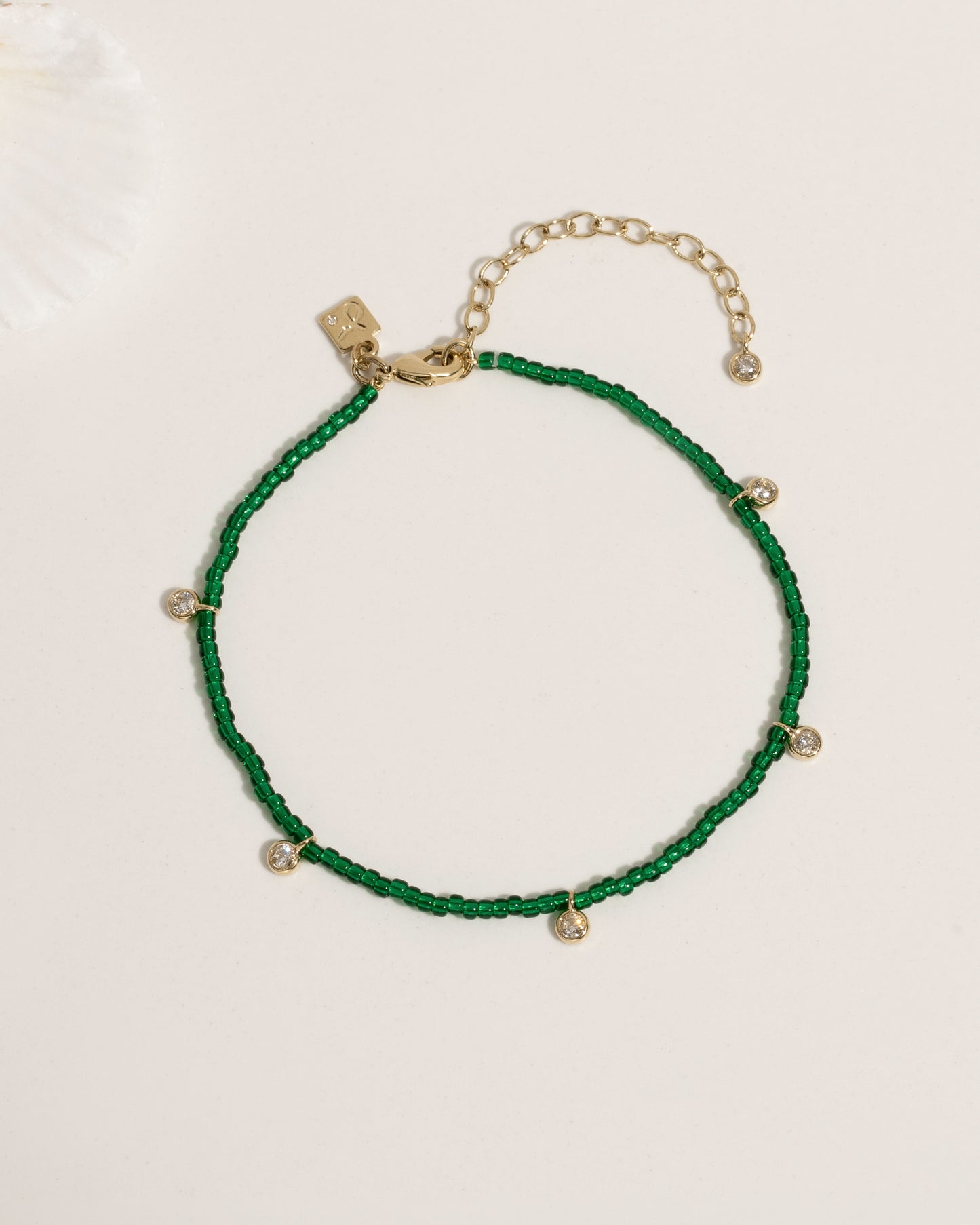Crystal Beaded Anklet