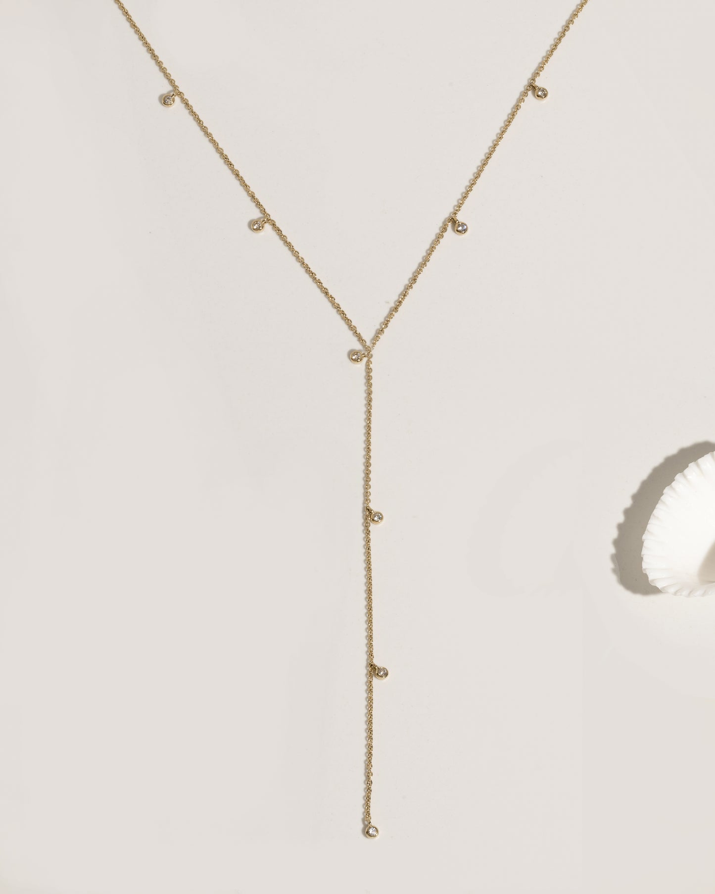 Crystal Lariat Necklace