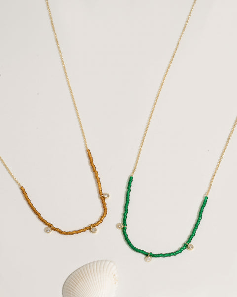 アクセサリー uniform experiment BEADS NECKLACE Crystal Beaded Necklace – James Michelle