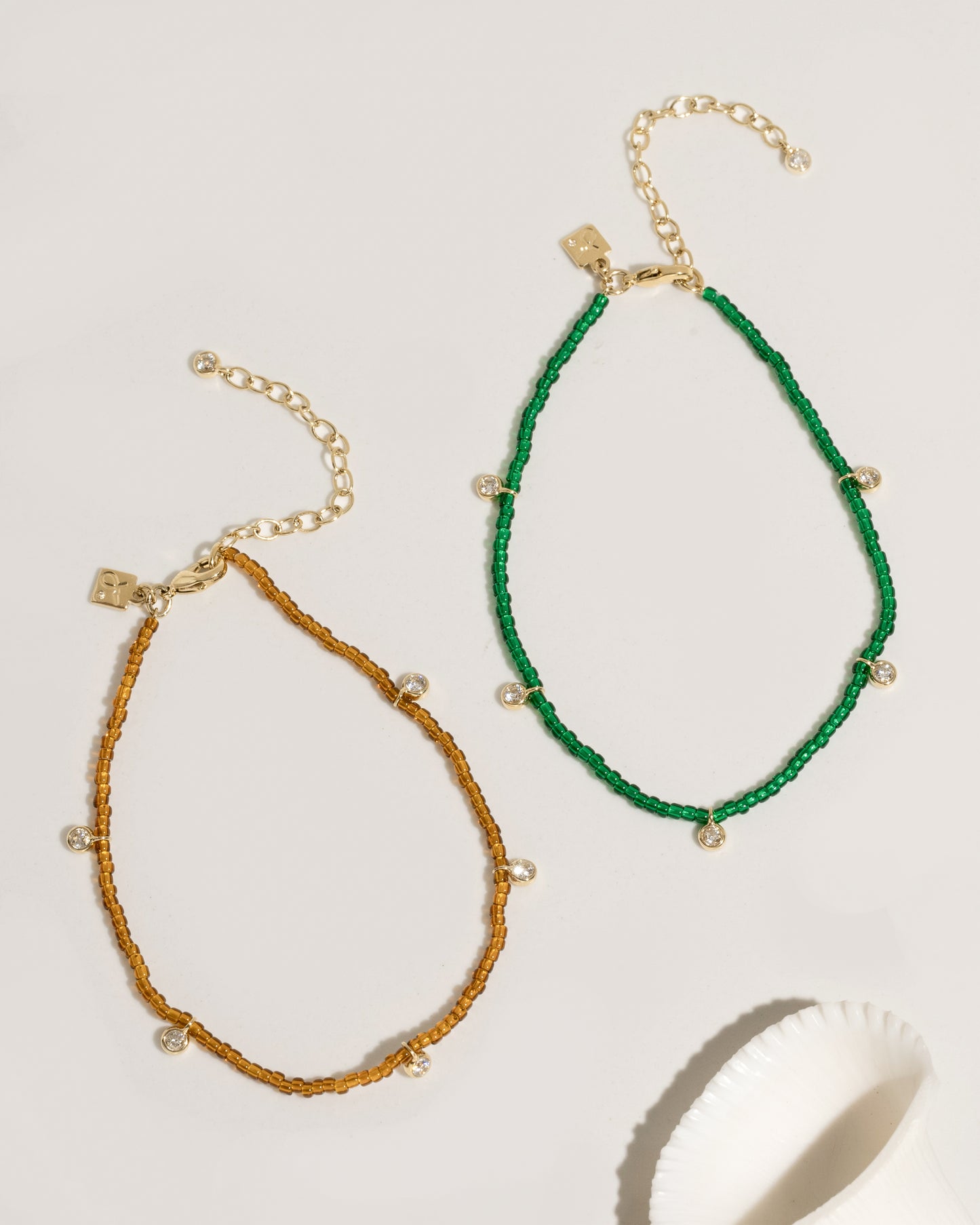 Crystal Beaded Anklet