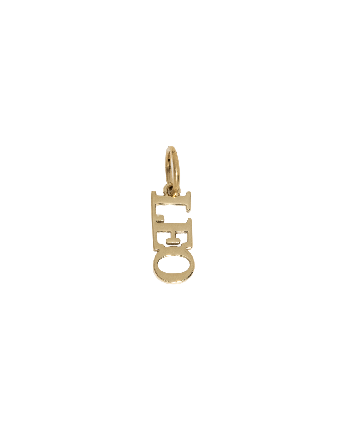 Zodiac Nameplate Charm