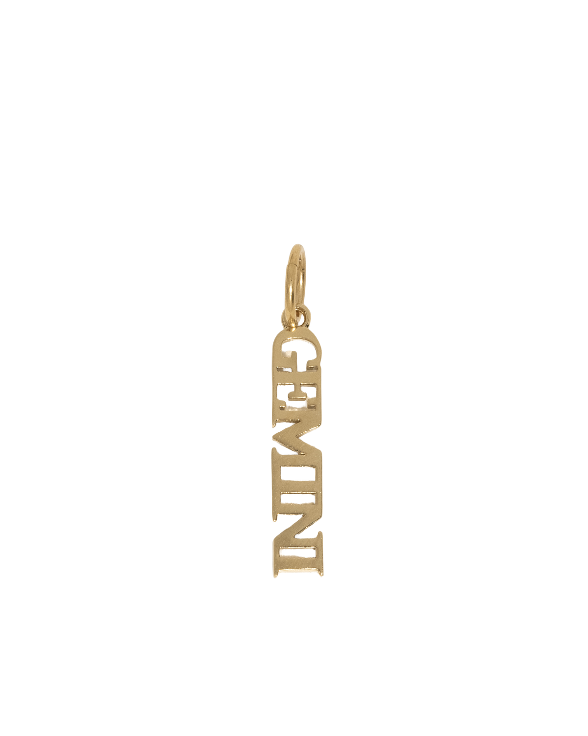 Zodiac Nameplate Charm