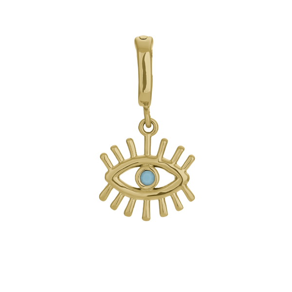 HERMES メタルキーホルダー Evil Eye Charm Pendant Evil Eye Charm – James Michelle