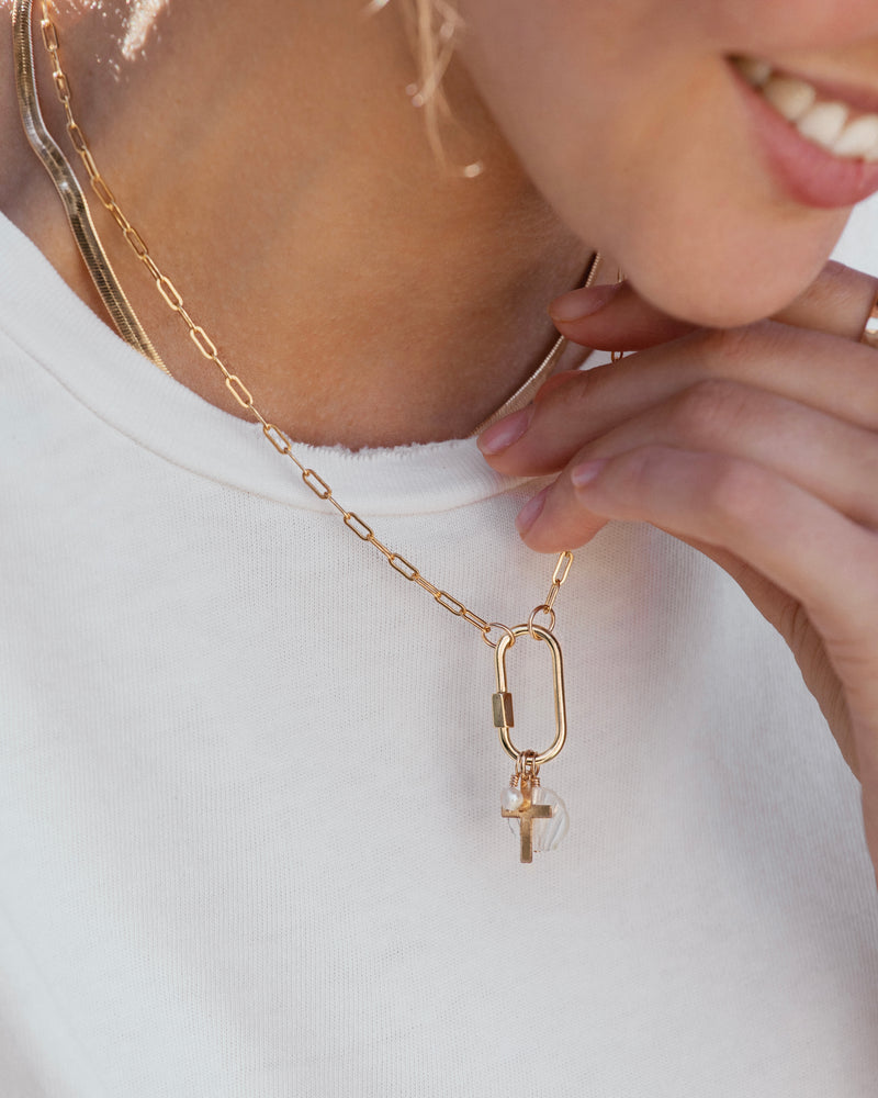 Link Lock Necklace – James Michelle