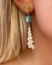 Lava Shell Earrings