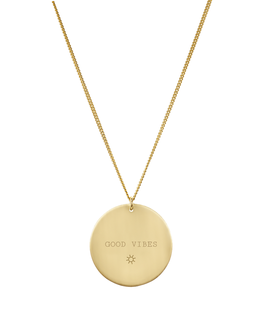 Large Disc Necklace