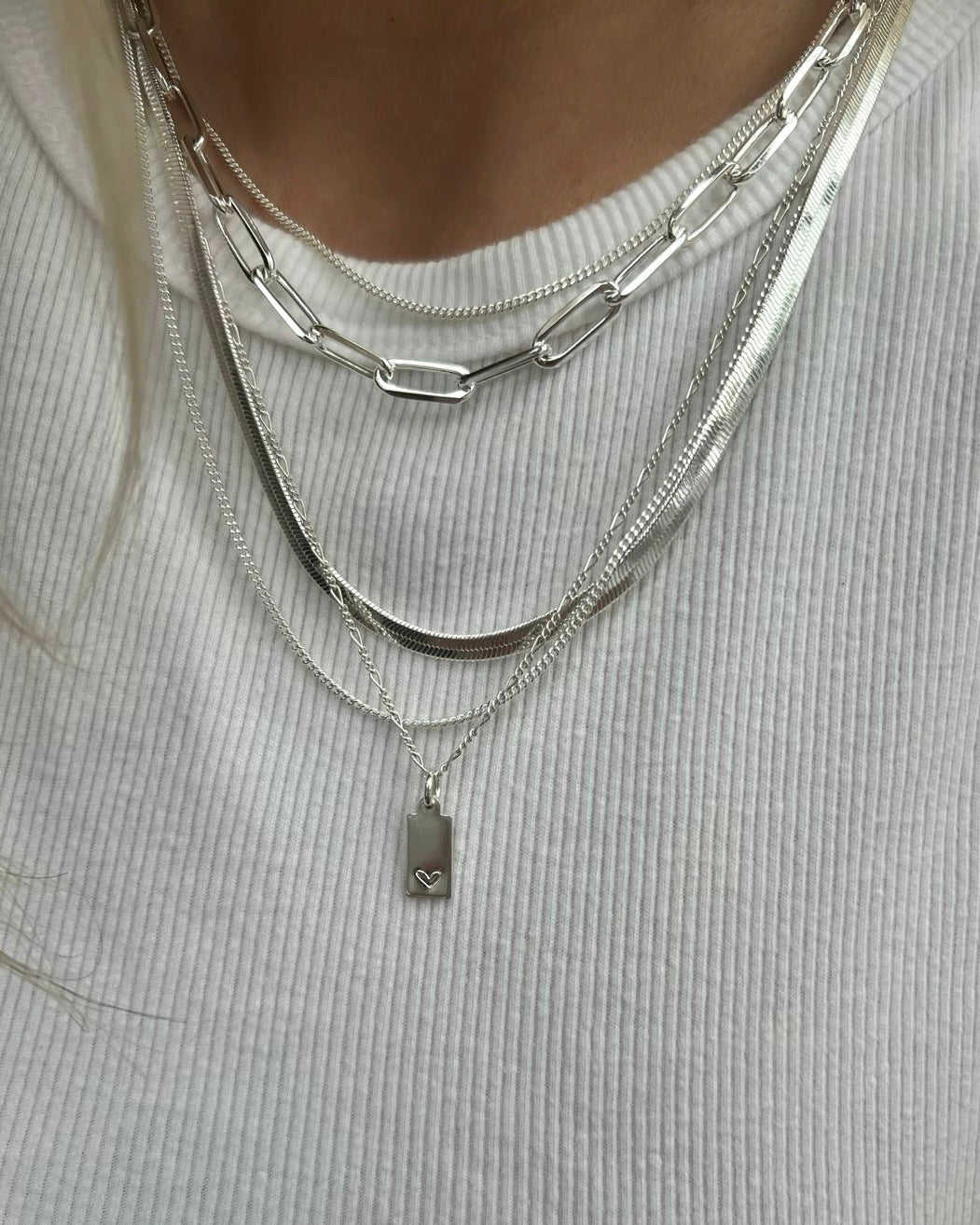 Heart Tag Necklace