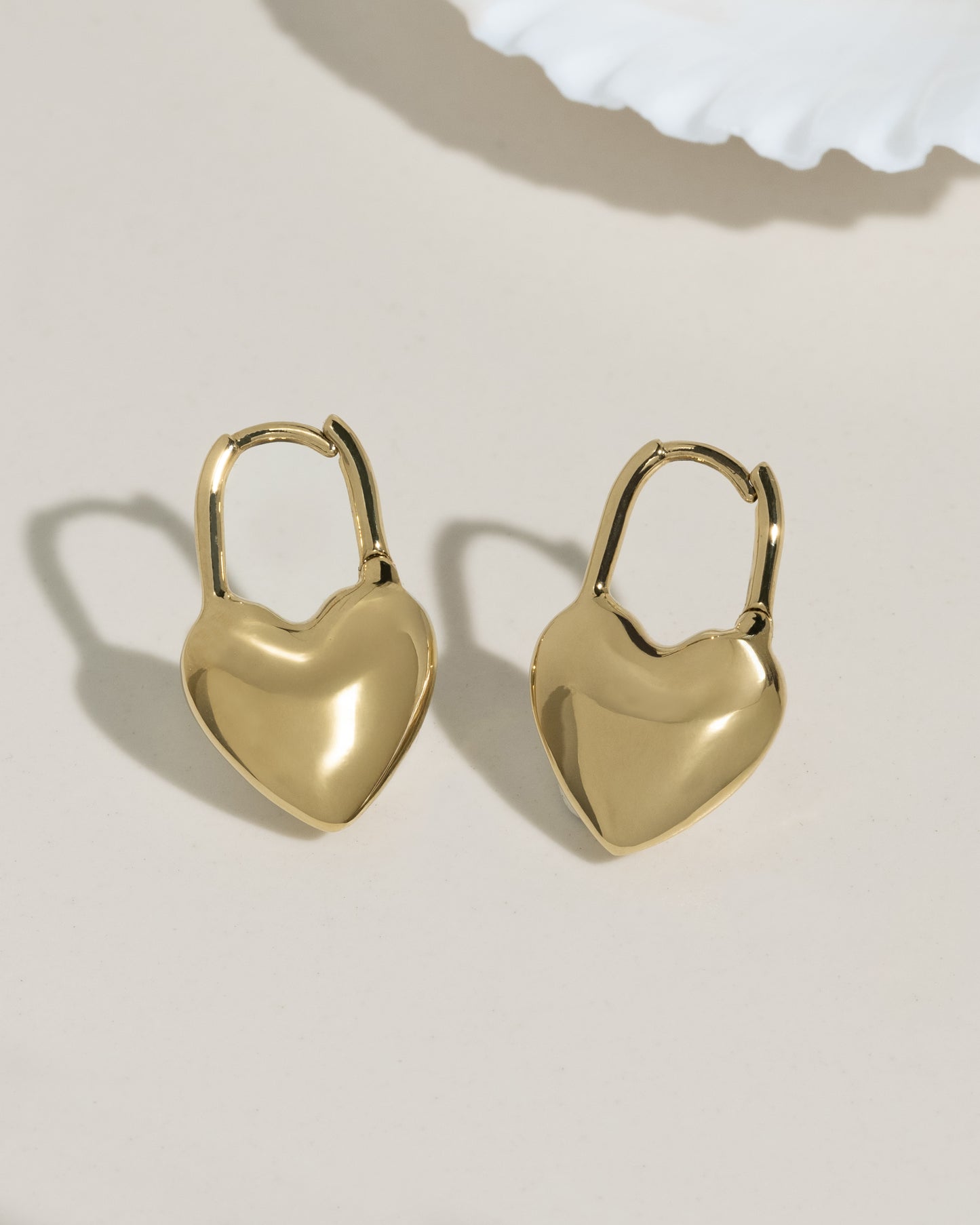 Heart Lock Earrings