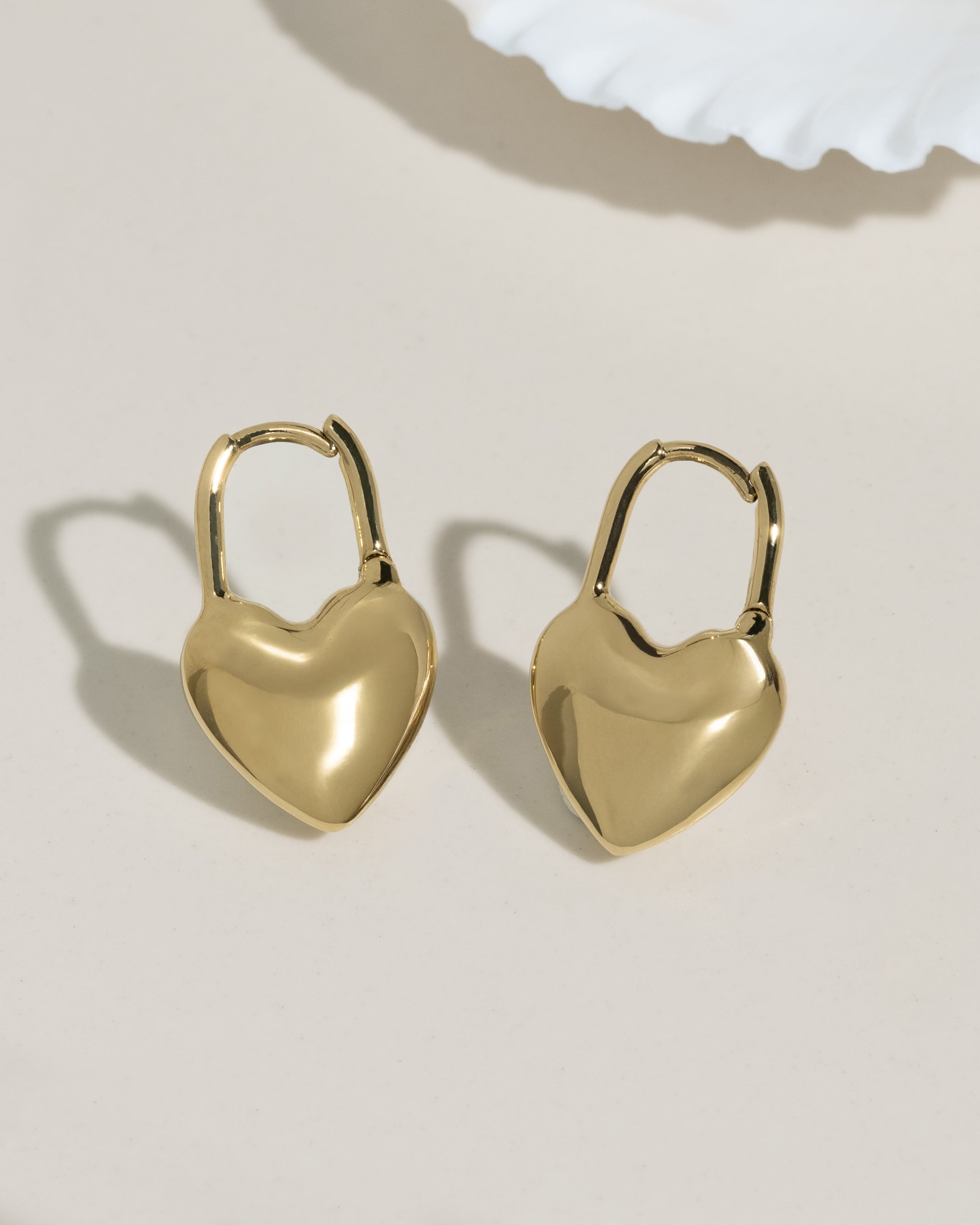 Heart Lock Earrings