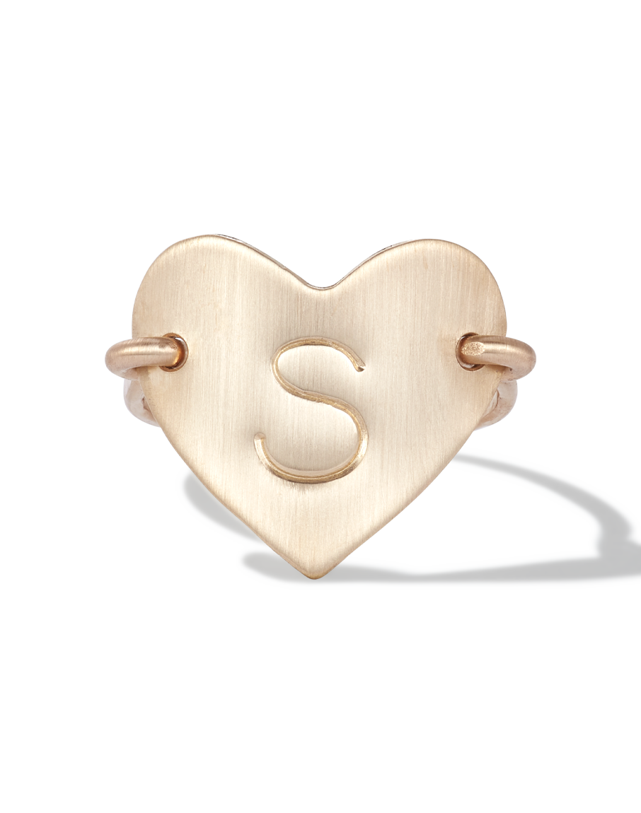 Initial Heart Ring James Michelle