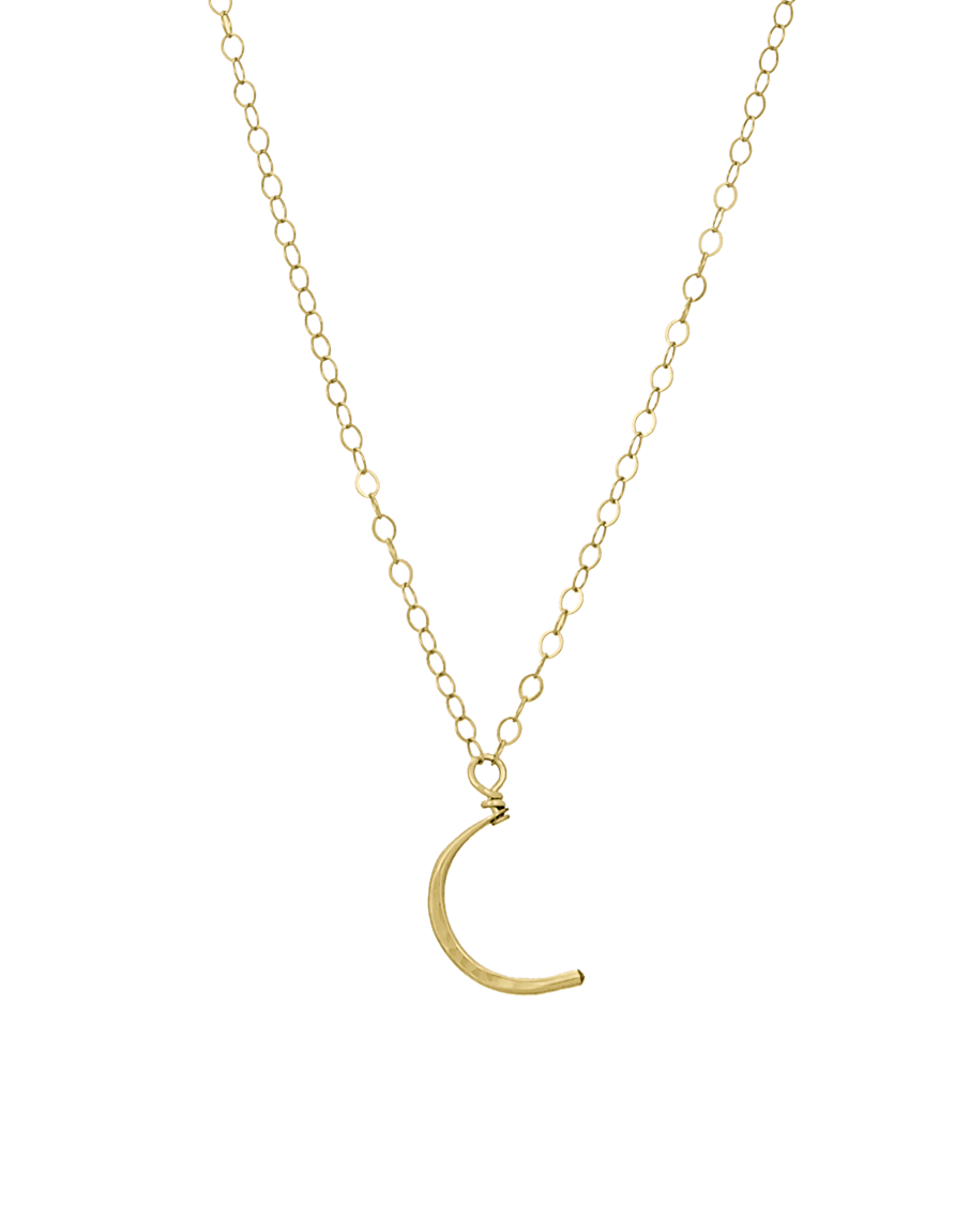 Itty Bitty Moon Necklace