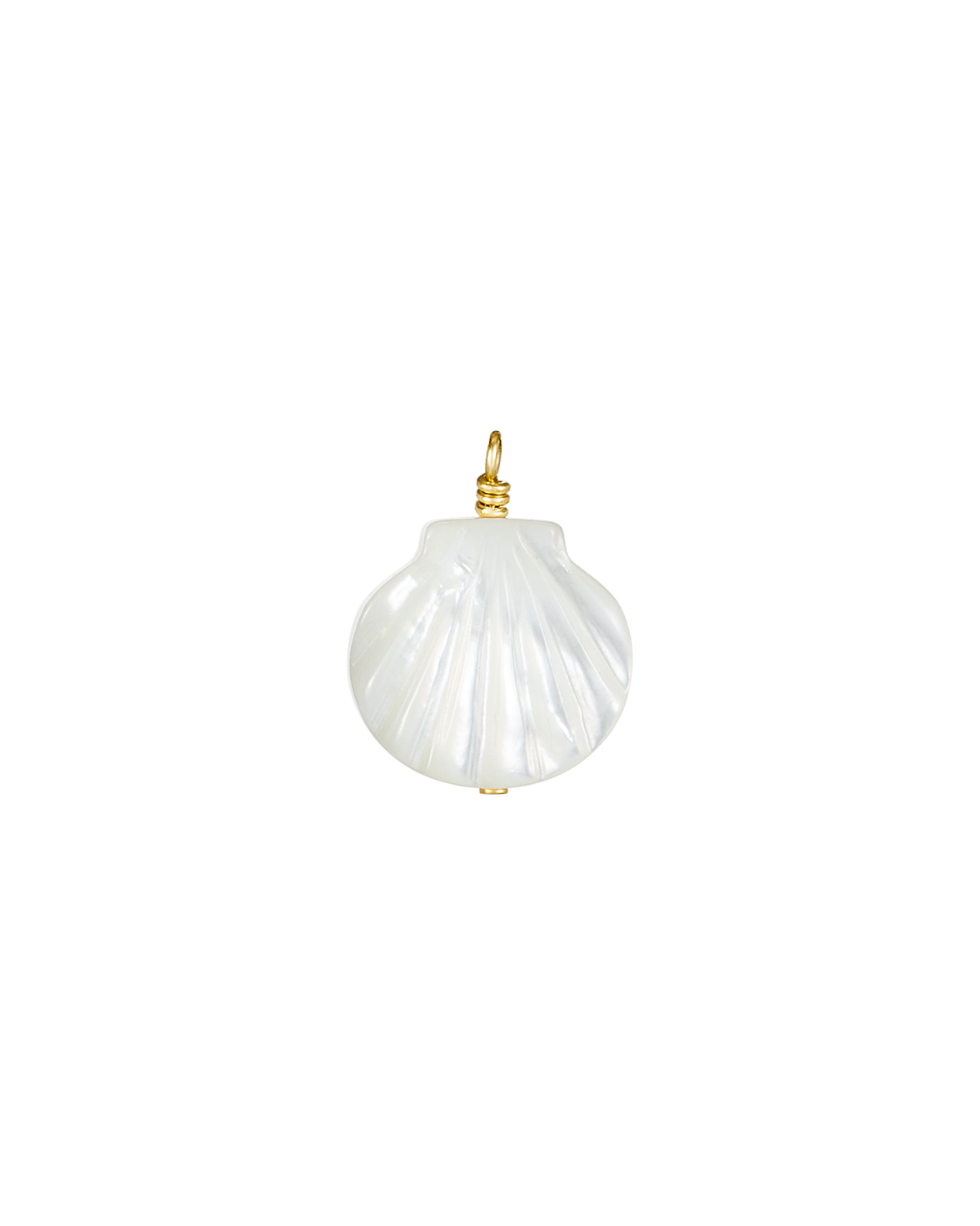 Pearl Clamshell Charm