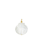 Pearl Clamshell Charm