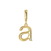 Crystal Letter Charms
