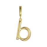 Crystal Letter Charms