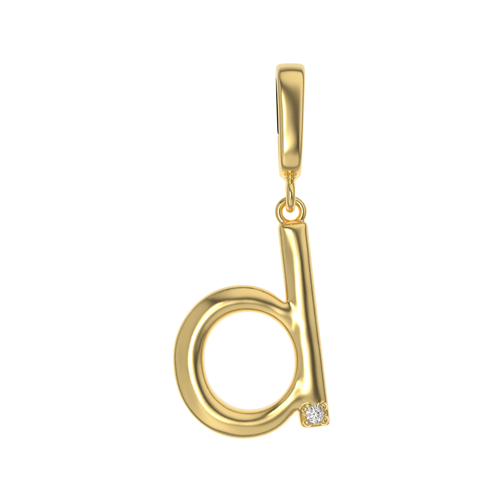 Crystal Letter Charms