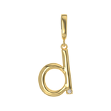 Crystal Letter Charms