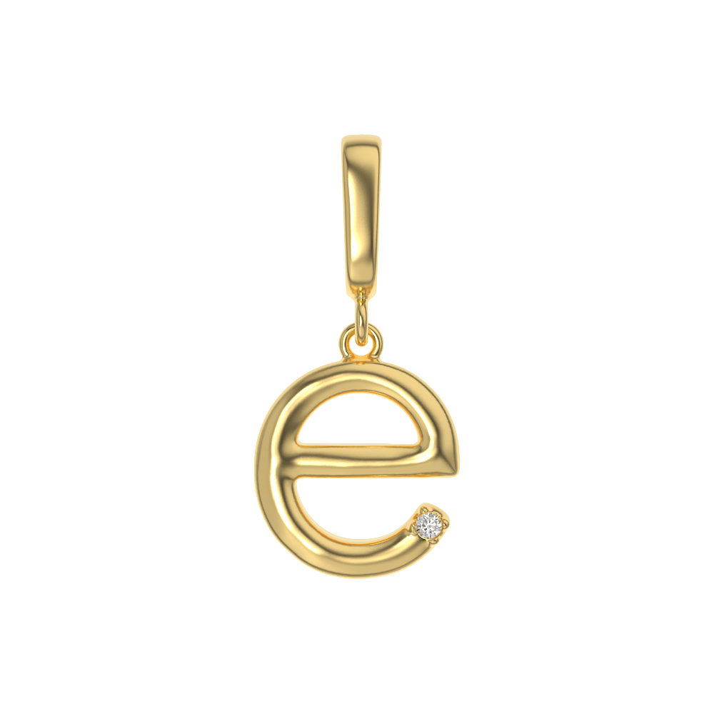 Crystal Letter Charms