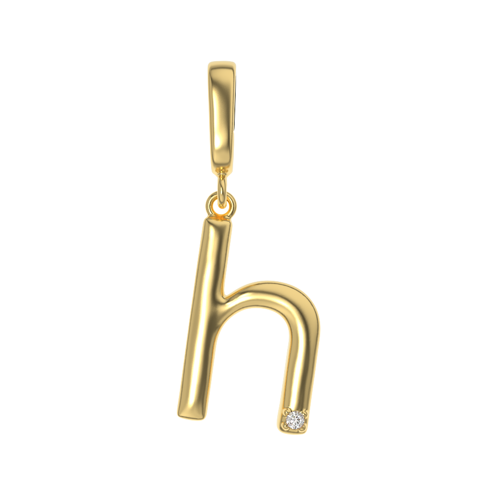 Crystal Letter Charms