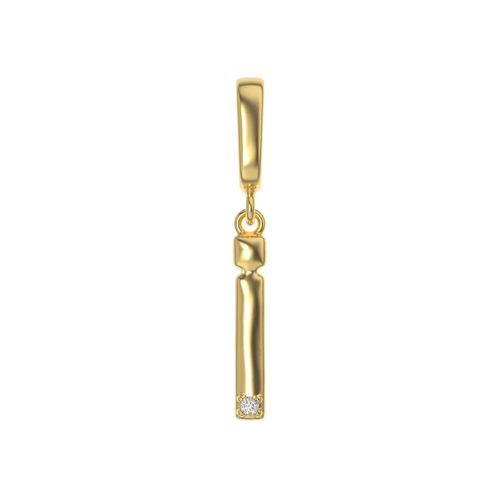 Crystal Letter Charms