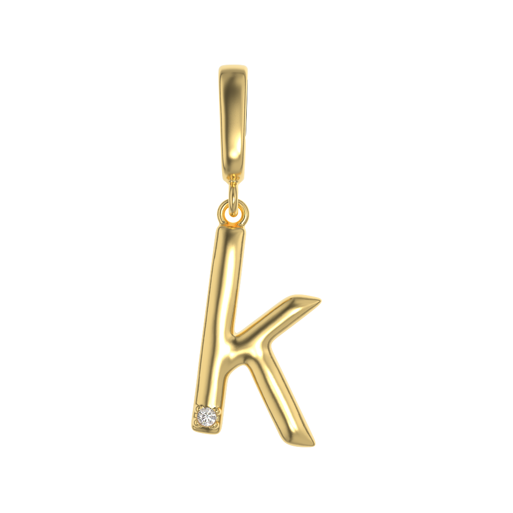 Crystal Letter Charms