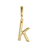 Crystal Letter Charms