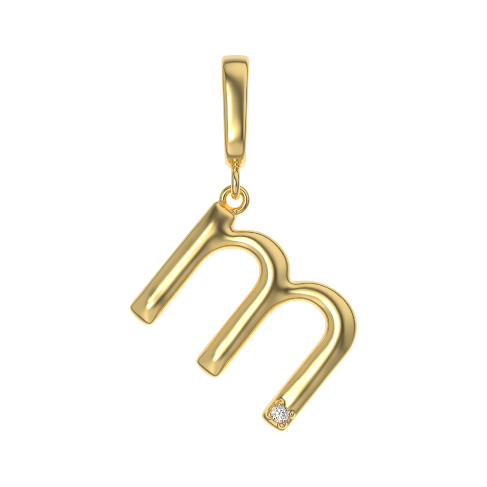 Crystal Letter Charms