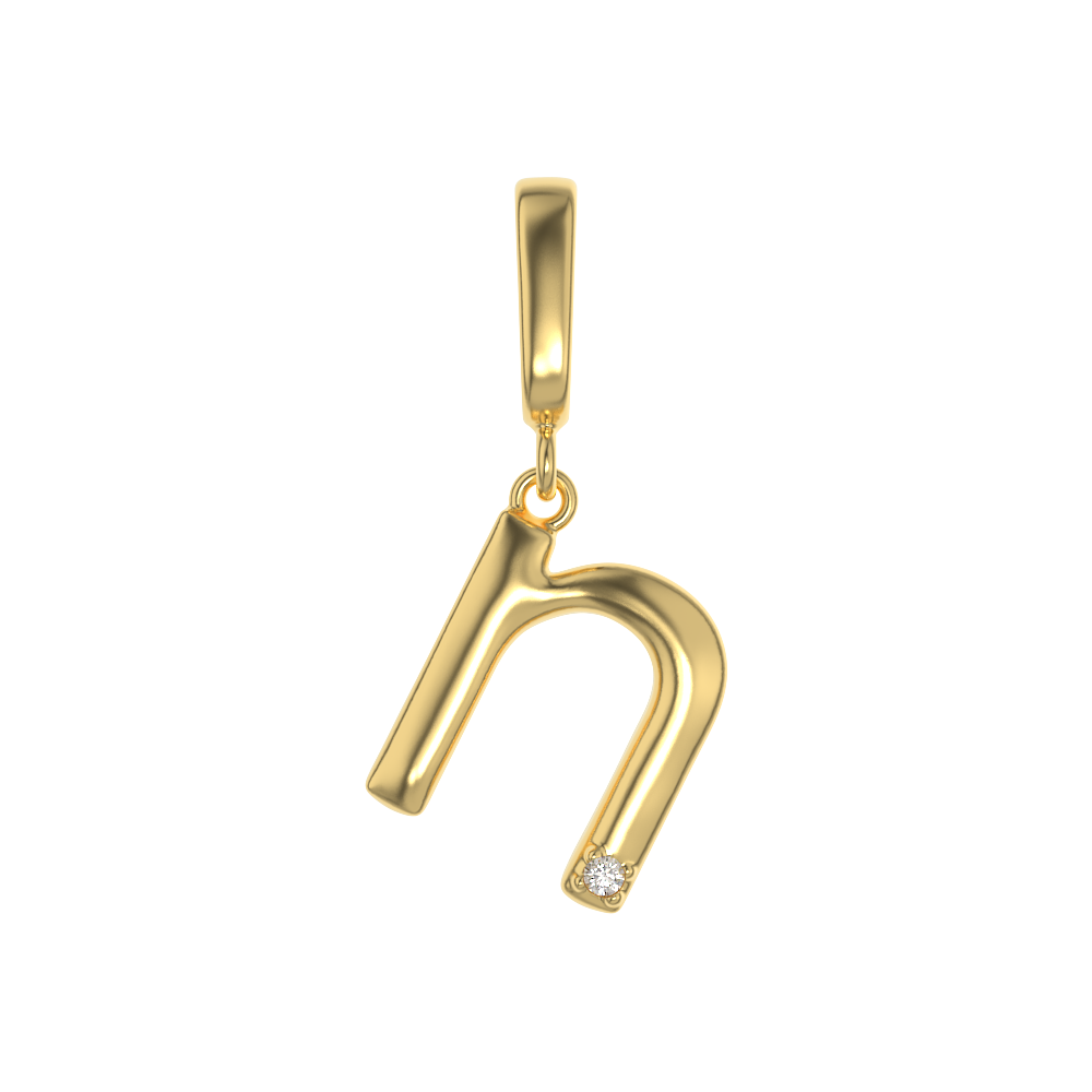 Crystal Letter Charms