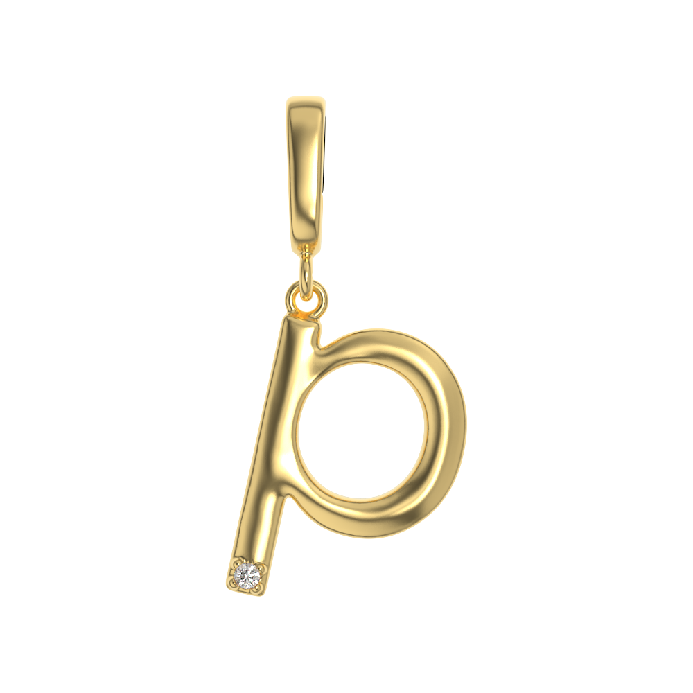 Crystal Letter Charms