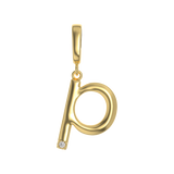 Crystal Letter Charms